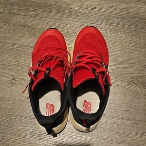 New Balance Red and Black Athletic Shoes